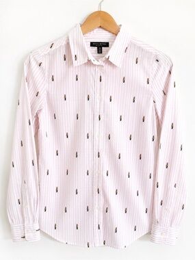 Banana Republic Cotton lipstick shirt